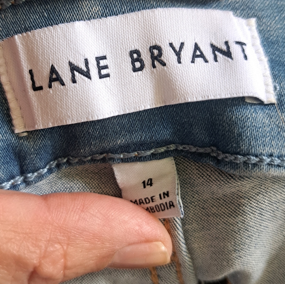 Lane Bryant Sinature Fit Mid Rise Skinny Pedal Jeans - Picture 5 of 5
